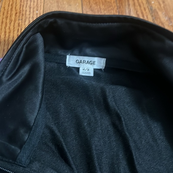 Garage Track suit 2 piece sweatpants and zipper jacket Size Medium black purple - Picture 4 of 12